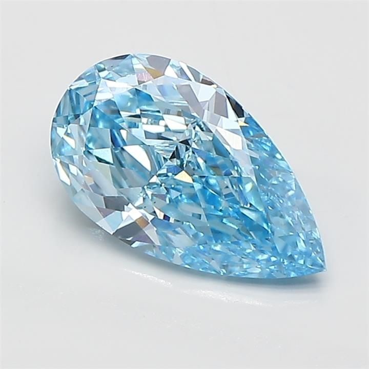 Loose Diamond - PEAR 1.54ct Fancy Vivid Blue VS1