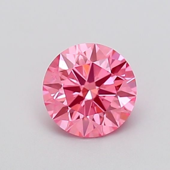 Ideal Loose Diamond - ROUND 1.06ct Fancy Vivid Pink VS2