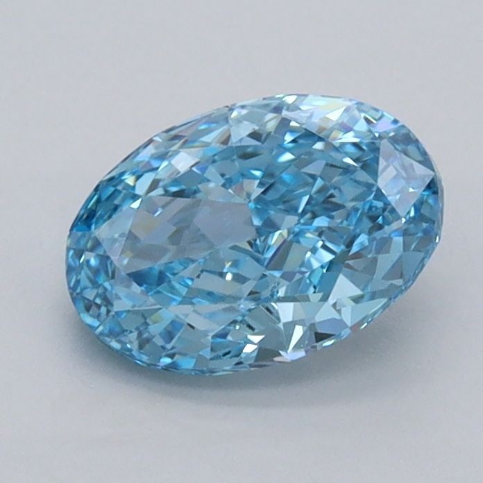 Loose Diamond - OVAL 1.02ct Fancy Vivid Blue VVS1