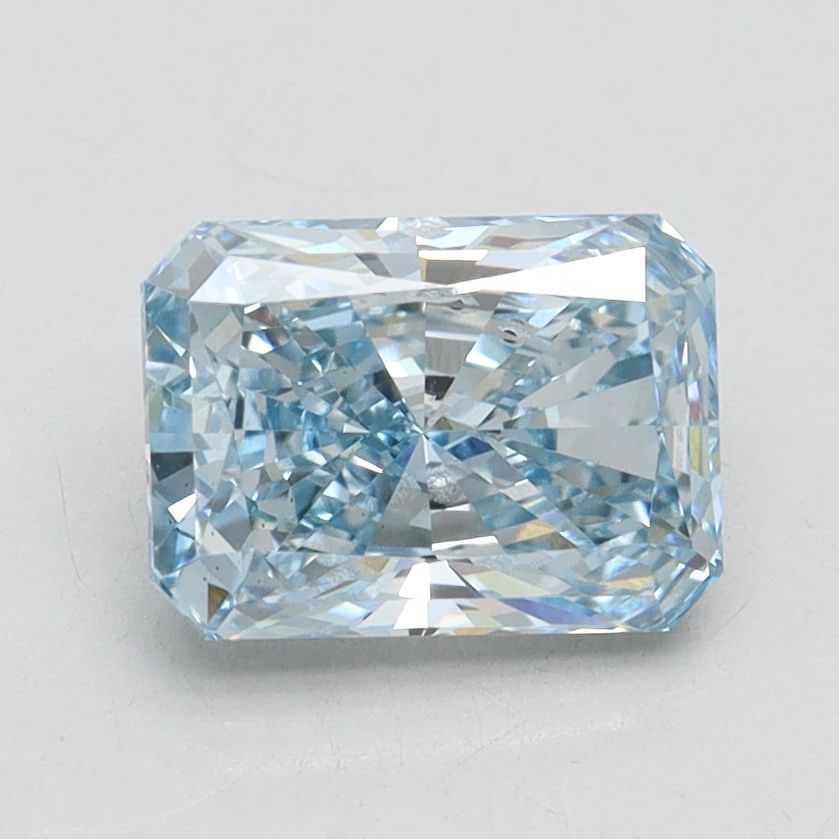 Loose Diamond - RADIANT 1.57ct Fancy Intense Blue SI1