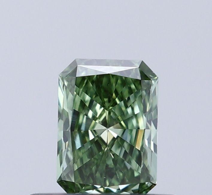 Loose Diamond - RADIANT 0.34ct Fancy Vivid Green VS1