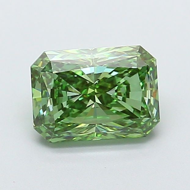 Loose Diamond - RADIANT 2.07ct Fancy Vivid Green VVS2