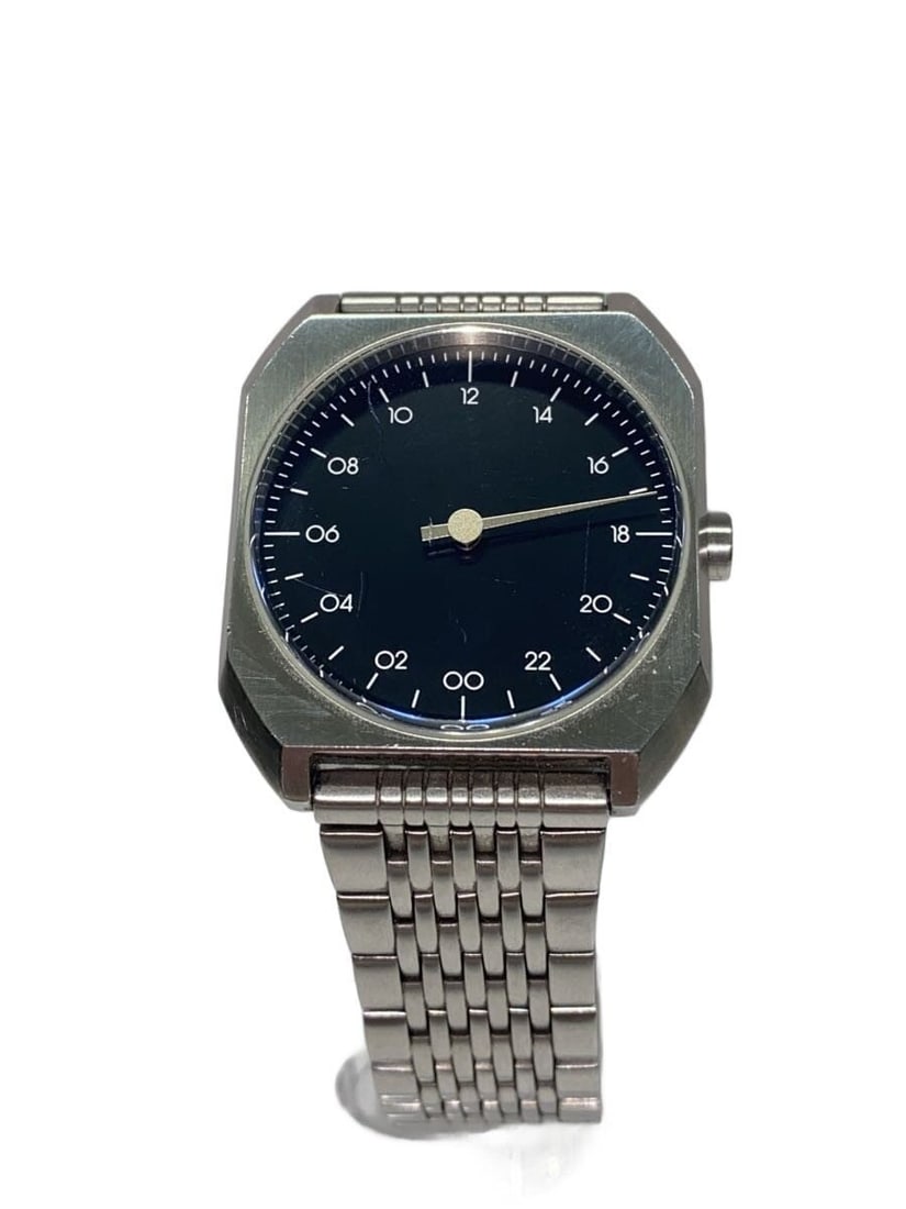 SLOW stainless steel mens wristwatch model Mo02 silver (1 of 5)