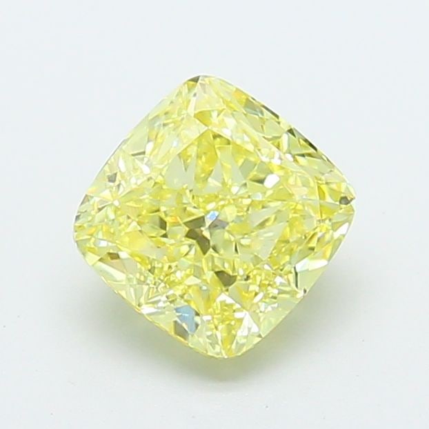 Loose Diamond - CUSHION MODIFIED 1.59ct Fancy Yellow VVS2