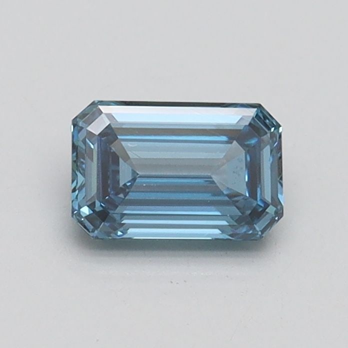 Loose Diamond - EMERALD 0.51ct Fancy Intense Blue VS1