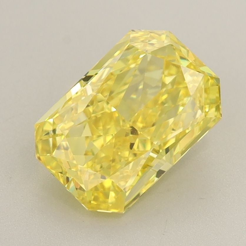 Loose Diamond - RADIANT 2.04ct Fancy Vivid Yellow VVS2: Loose Diamond - RADIANT 2.04ct Fancy Vivid Yellow VVS2 Source: This is a real non-mined Diamond that has been grown in a lab Shape: RADIANT Carats: 2.04 Color: Fancy Vivid Yellow Certification: IGI Vi