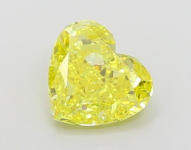 Loose Diamond - HEART 1.28ct Fancy Vivid Yellow VVS2: Loose Diamond - HEART 1.28ct Fancy Vivid Yellow VVS2 Source: This is a real non-mined Diamond that has been grown in a lab Shape: HEART Carats: 1.28 Color: Fancy Vivid Yellow Certification: IGI Video: