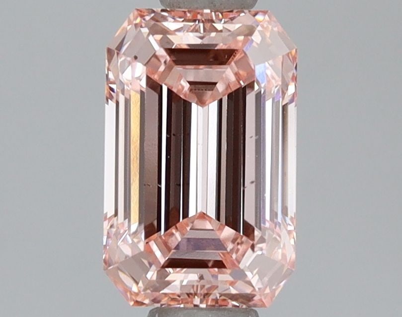 Loose Diamond - EMERALD 1.52ct Fancy Intense Pink VS2