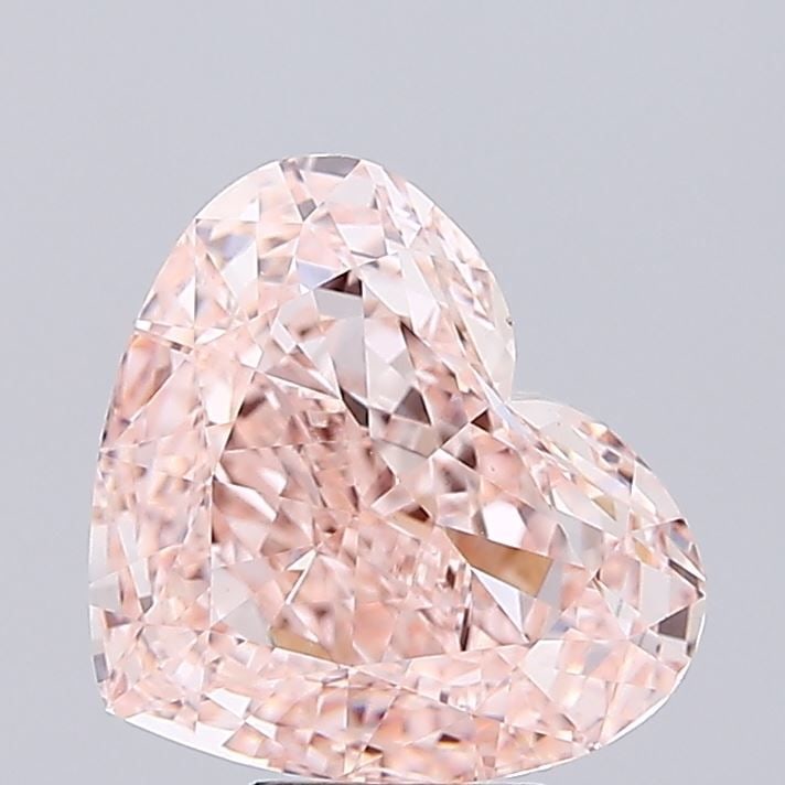 Loose Diamond - HEART 7.05ct Fancy Brown Pink VS1