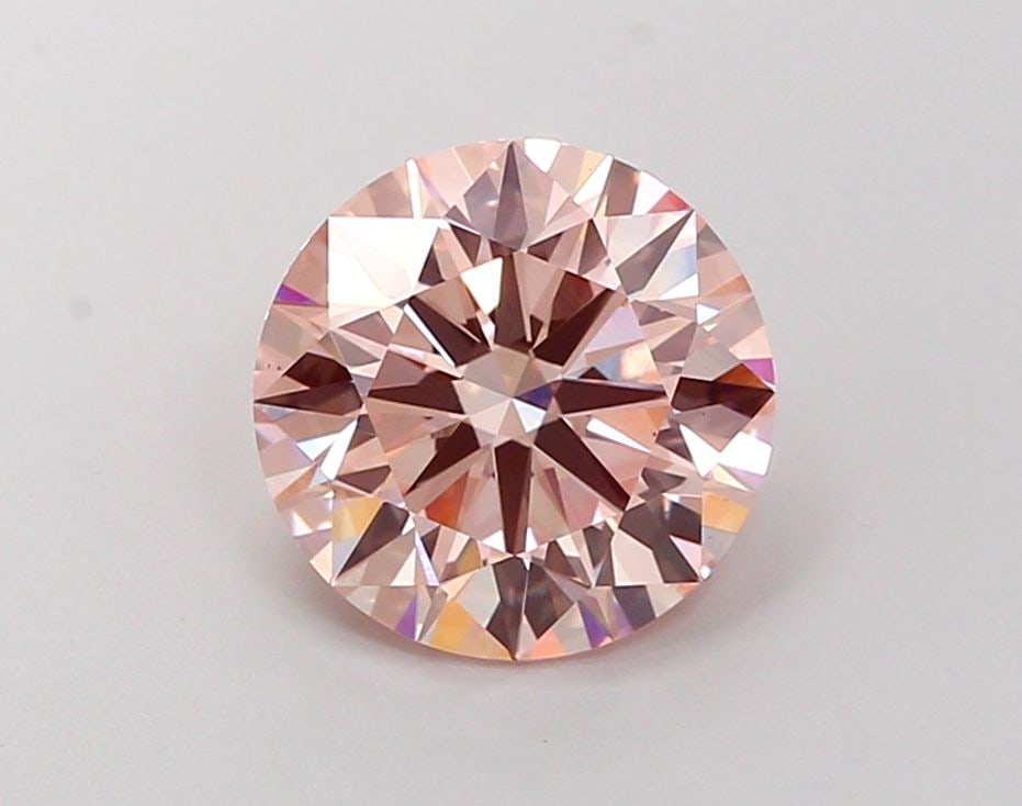 Ideal Loose Diamond - ROUND 3.48ct Fancy Pink VS1
