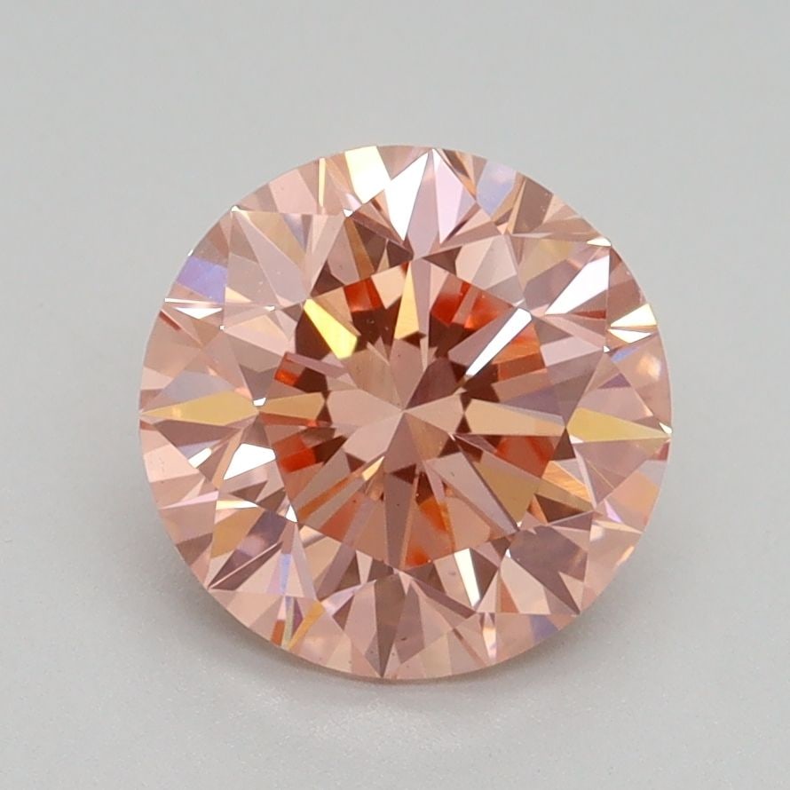 Loose Diamond - ROUND 2.02ct Fancy Intense Pink VS1