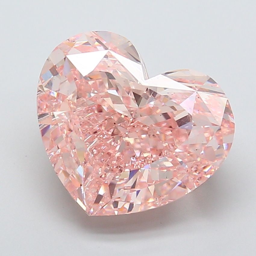 Loose Diamond - HEART 15.02ct Fancy Intense Pink VS2