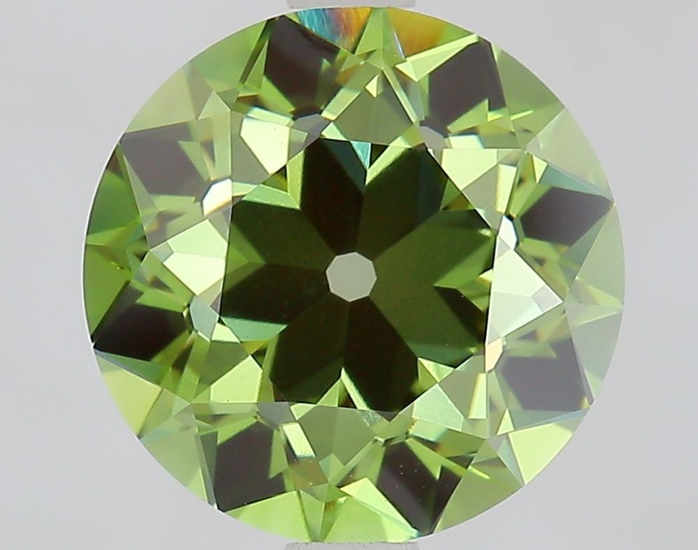 Loose Diamond - EUROPEAN CUT 2.52ct Fancy Vivid Green VVS2