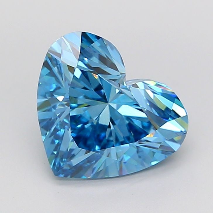 Loose Diamond - HEART 3.72ct Fancy Vivid Blue VVS2