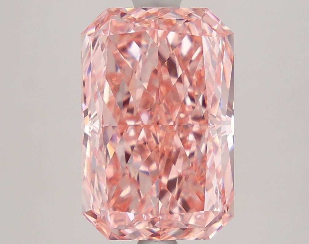 Loose Diamond - RADIANT 4.27ct Fancy Vivid Pink VVS2