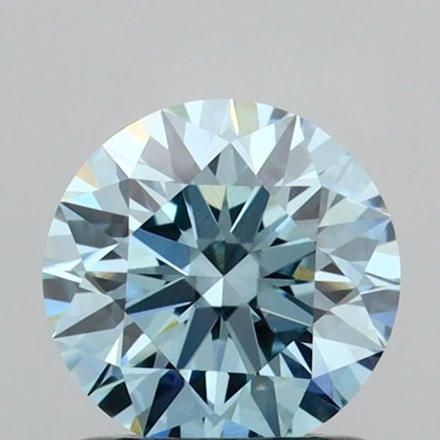 Ideal Loose Diamond - ROUND 1.05ct Fancy Vivid Blue VS1