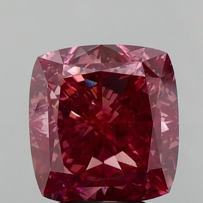 Loose Diamond - CUSHION MODIFIED 5.32ct Fancy Vivid Brownish Pink VS1 (1 of 1)