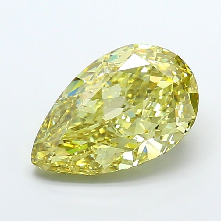Loose Diamond - PEAR 8.01ct Fancy Intense Yellow VS1: Loose Diamond - PEAR 8.01ct Fancy Intense Yellow VS1 Source: This is a real non-mined Diamond that has been grown in a lab Shape: PEAR Carats: 8.01 Color: Fancy Intense Yellow Certification: IGI Video
