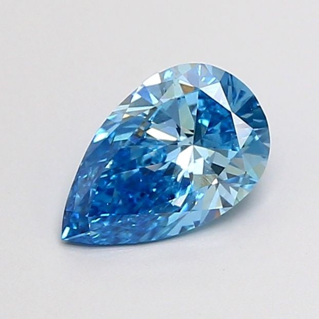 Loose Diamond - PEAR 1.01ct Fancy Vivid Blue VS1