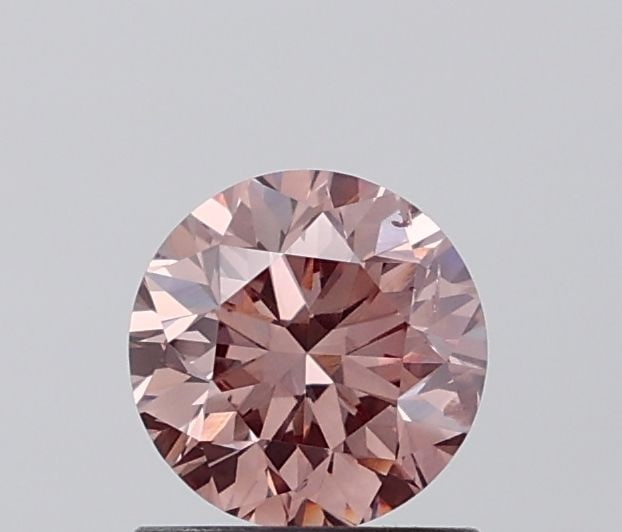 Loose Diamond - ROUND 0.99ct Fancy Light Pinkish Brown SI1