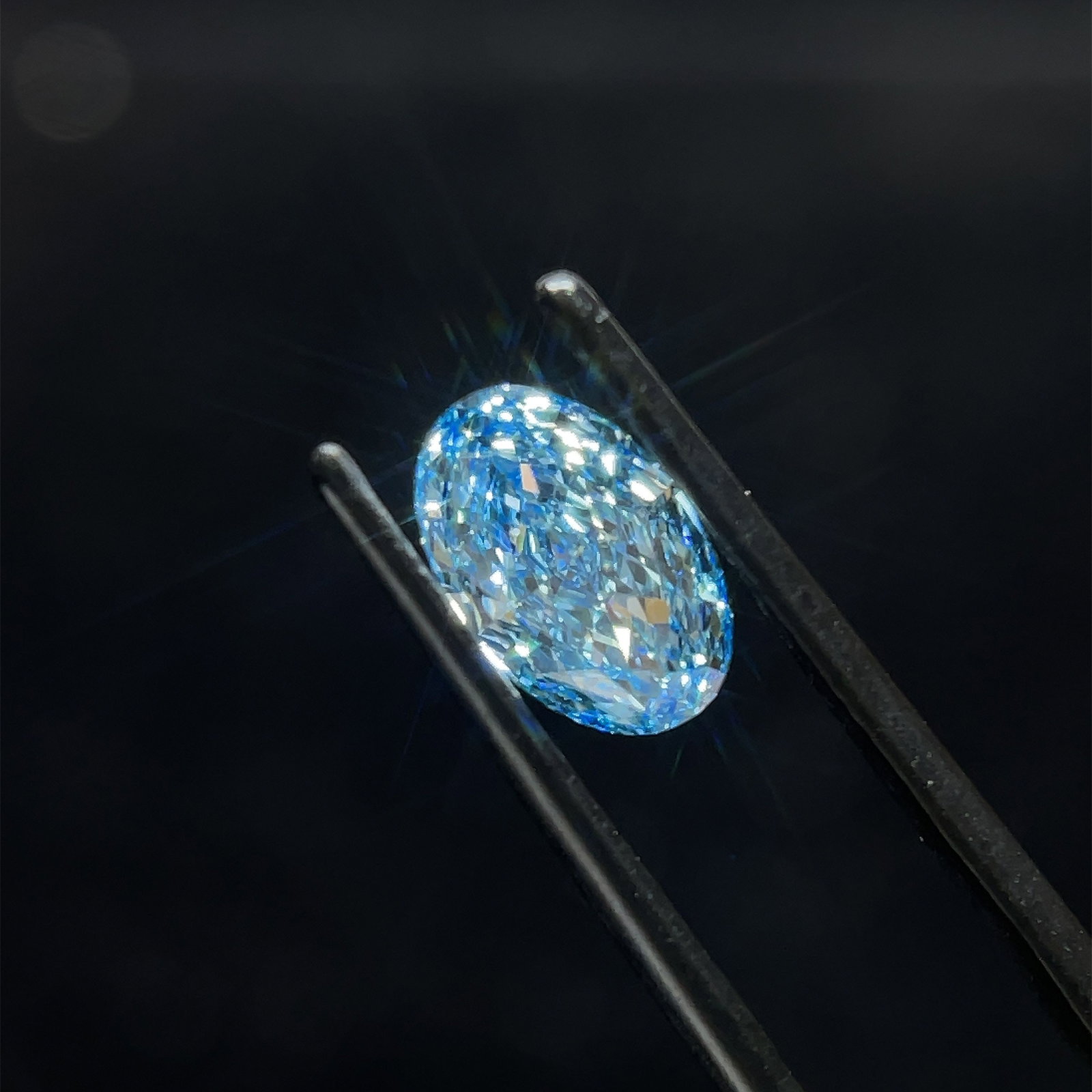 Loose Diamond - OVAL 1.45ct Fancy Vivid Blue VS2
