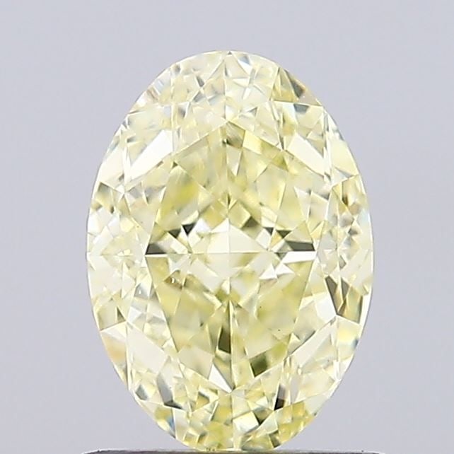 Loose Diamond - OVAL 1.16ct Fancy Light Yellow VS1: Loose Diamond - OVAL 1.16ct Fancy Light Yellow VS1 Source: This is a real non-mined Diamond that has been grown in a lab Shape: OVAL Carats: 1.16 Color: Fancy Light Yellow Certification: IGI Video: