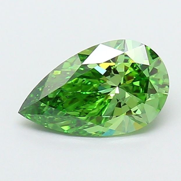Loose Diamond - PEAR 1.03ct Fancy Vivid Green VVS2