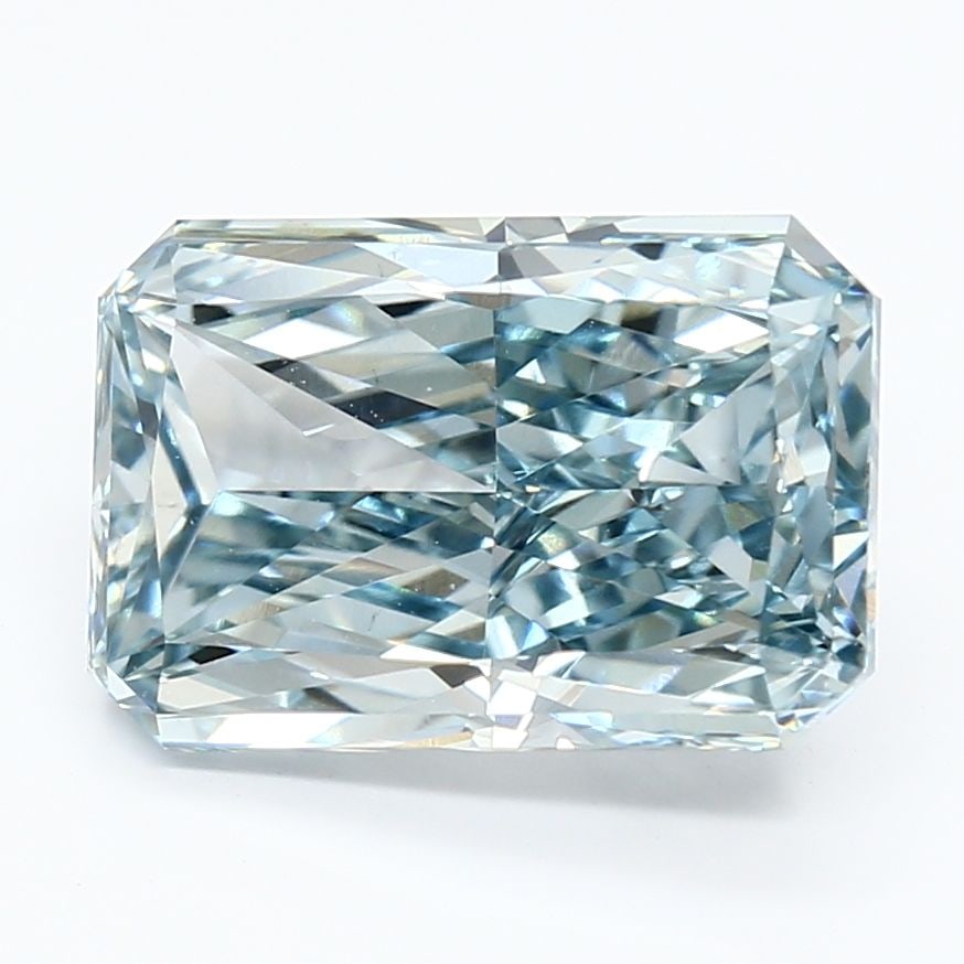 Loose Diamond - RADIANT 5.19ct Fancy Vivid Blue VS1