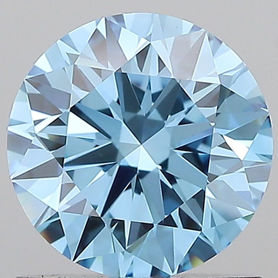 Ideal Loose Diamond - ROUND 0.99ct Fancy Vivid Blue VVS1