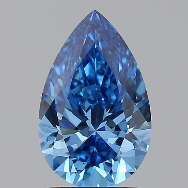 Loose Diamond - PEAR 1.55ct Fancy Vivid Blue VVS1