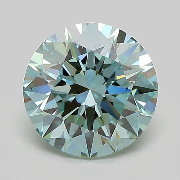 Loose Diamond - ROUND 1.5ct Fancy Intense Green VS1