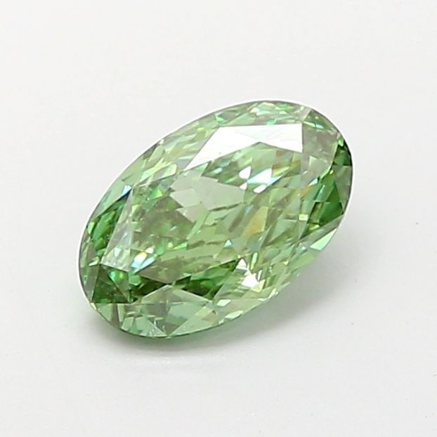 Loose Diamond - OVAL 1.58ct Fancy Vivid Green VS1