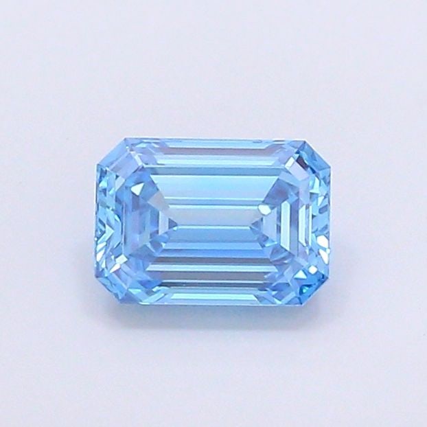 Loose Diamond - EMERALD 1.13ct Fancy Vivid Blue VS2