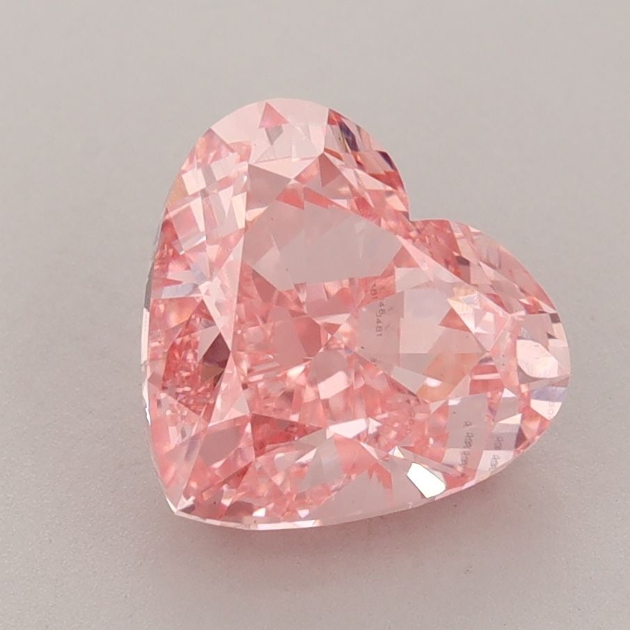 Loose Diamond - HEART 3.02ct Fancy Vivid Pink VS1: Loose Diamond - HEART 3.02ct Fancy Vivid Pink VS1 Source: This is a real non-mined Diamond that has been grown in a lab Shape: HEART Carats: 3.02 Color: Fancy Vivid Pink Certification: IGI Video: