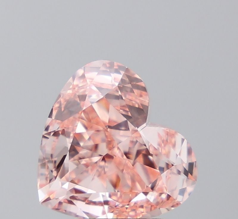 Loose Diamond - HEART 3.46ct Fancy Vivid Pink VVS2: Loose Diamond - HEART 3.46ct Fancy Vivid Pink VVS2 Source: This is a real non-mined Diamond that has been grown in a lab Shape: HEART Carats: 3.46 Color: Fancy Vivid Pink Certification: IGI Video: