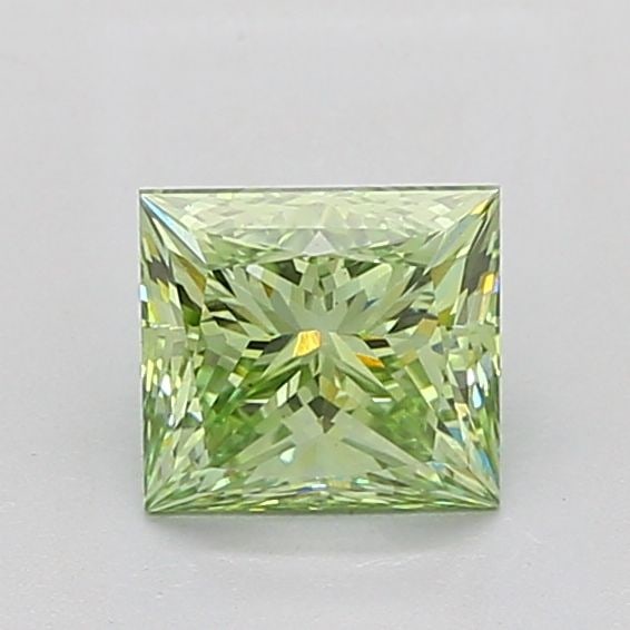 Loose Diamond - PRINCESS 1.52ct Fancy Vivid Green VS1: Loose Diamond - PRINCESS 1.52ct Fancy Vivid Green VS1 Source: This is a real non-mined Diamond that has been grown in a lab Shape: PRINCESS Carats: 1.52 Color: Fancy Vivid Green Certification: IGI Vid