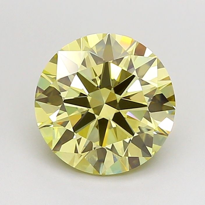 Loose Diamond - ROUND 2.51ct Fancy Yellow VS1: Loose Diamond - ROUND 2.51ct Fancy Yellow VS1 Source: This is a real non-mined Diamond that has been grown in a lab Shape: ROUND Carats: 2.51 Color: Fancy Yellow Certification: IGI Video: Video Link