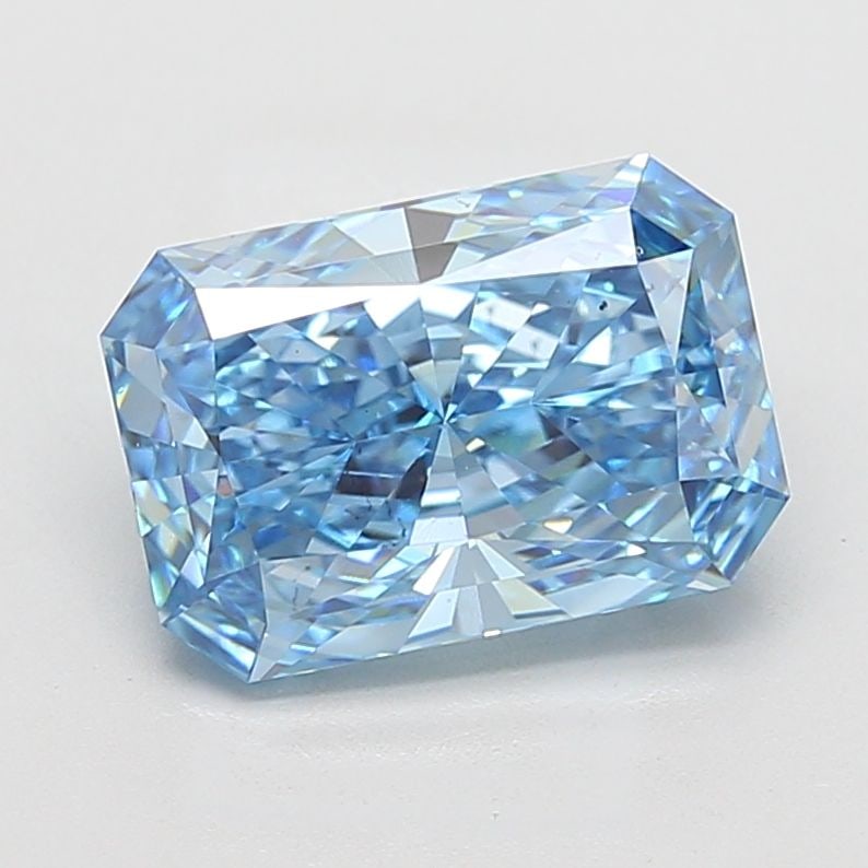Loose Diamond - RADIANT 5.0ct Fancy Vivid Blue VS2: Loose Diamond - RADIANT 5.0ct Fancy Vivid Blue VS2 Source: This is a real non-mined Diamond that has been grown in a lab Shape: RADIANT Carats: 5.0 Color: Fancy Vivid Blue Certification: IGI Video: