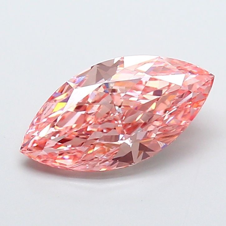 Loose Diamond - MARQUISE 5.03ct Fancy Vivid Pink VS1: Loose Diamond - MARQUISE 5.03ct Fancy Vivid Pink VS1 Source: This is a real non-mined Diamond that has been grown in a lab Shape: MARQUISE Carats: 5.03 Color: Fancy Vivid Pink Certification: IGI Video