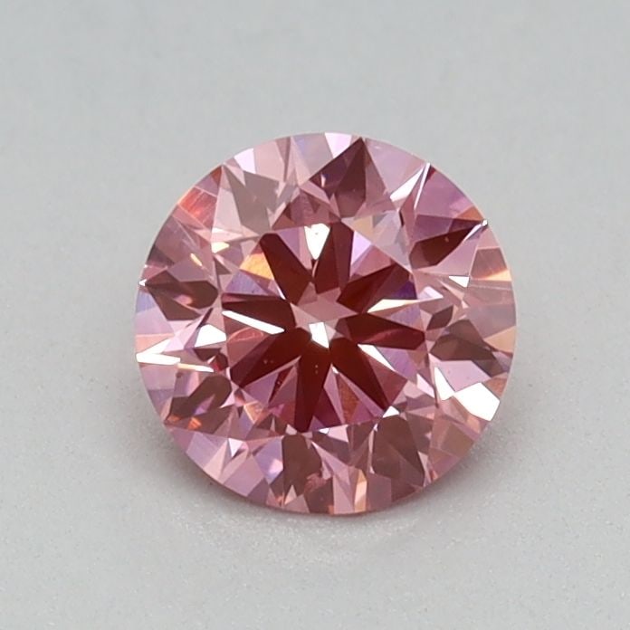 Loose Diamond - ROUND 0.45ct Fancy Vivid Pink VS2: Loose Diamond - ROUND 0.45ct Fancy Vivid Pink VS2 Source: This is a real non-mined Diamond that has been grown in a lab Shape: ROUND Carats: 0.45 Color: Fancy Vivid Pink Certification: IGI Video: