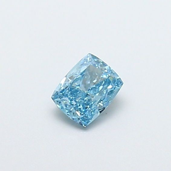Loose Diamond - CUSHION BRILLIANT 0.46ct Fancy Vivid Blue VS2: Loose Diamond - CUSHION BRILLIANT 0.46ct Fancy Vivid Blue VS2 Source: This is a real non-mined Diamond that has been grown in a lab Shape: CUSHION BRILLIANT Carats: 0.46 Color: Fancy Vivid Blue Certif