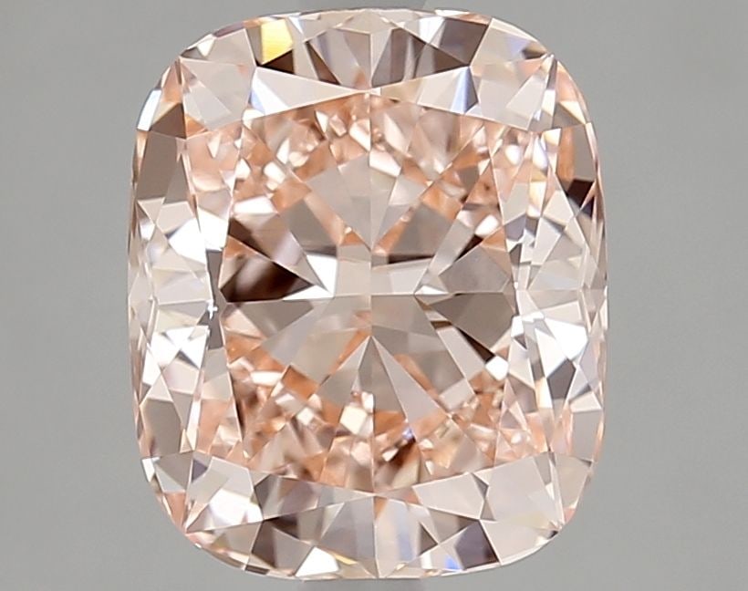 Loose Diamond - CUSHION MODIFIED 2.85ct Fancy Intense Pink VVS2: Loose Diamond - CUSHION MODIFIED 2.85ct Fancy Intense Pink VVS2 Source: This is a real non-mined Diamond that has been grown in a lab Shape: CUSHION MODIFIED Carats: 2.85 Color: Fancy Intense Pink Cer