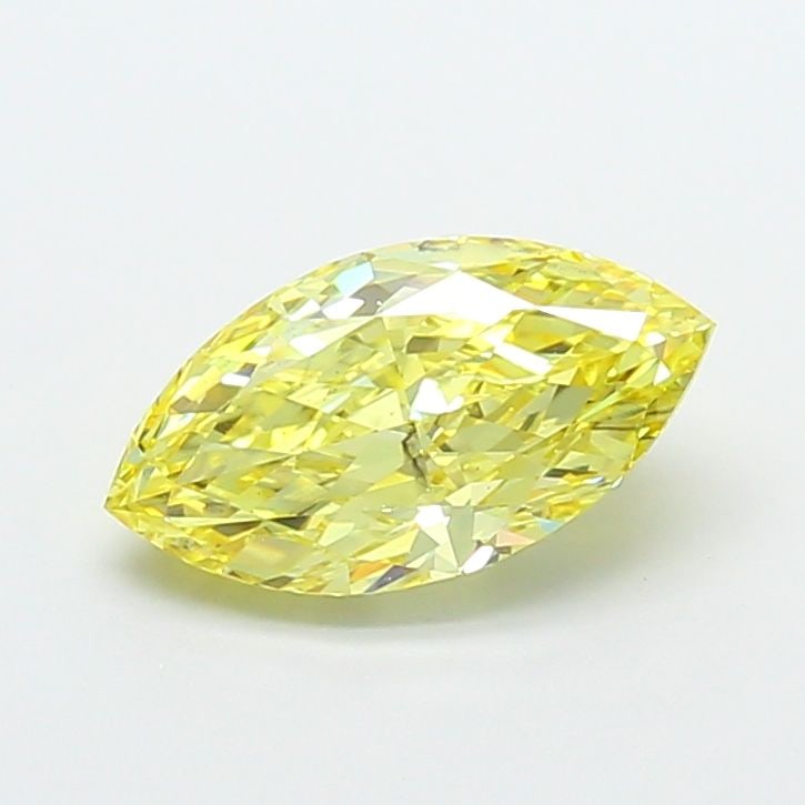 Loose Diamond - MARQUISE 2.65ct Fancy Intense Yellow VS2: Loose Diamond - MARQUISE 2.65ct Fancy Intense Yellow VS2 Source: This is a real non-mined Diamond that has been grown in a lab Shape: MARQUISE Carats: 2.65 Color: Fancy Intense Yellow Certification: I