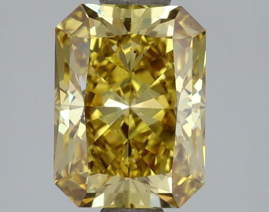 Loose Diamond - RADIANT 2.02ct Fancy Vivid Yellow VS2: Loose Diamond - RADIANT 2.02ct Fancy Vivid Yellow VS2 Source: This is a real non-mined Diamond that has been grown in a lab Shape: RADIANT Carats: 2.02 Color: Fancy Vivid Yellow Certification: NONE Vi