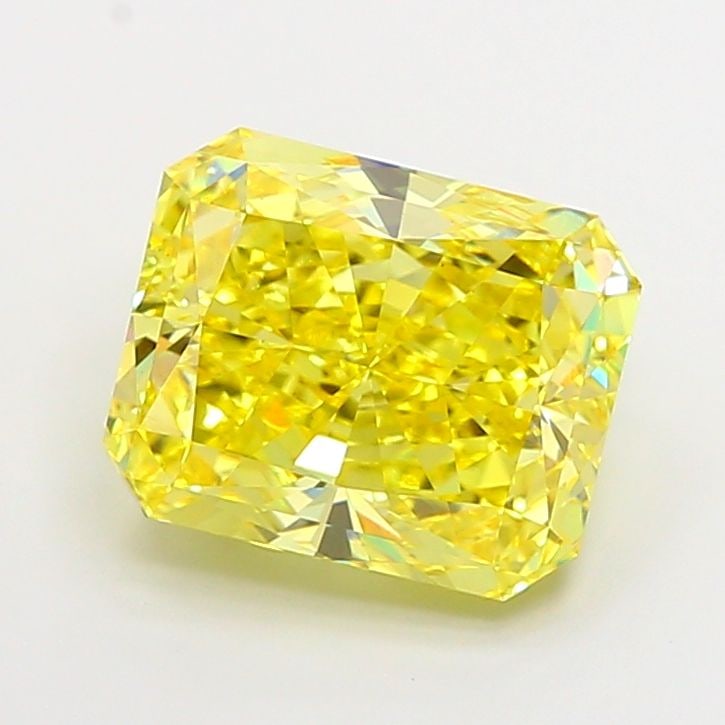 Loose Diamond - RADIANT 4.83ct Fancy Vivid Yellow VS1: Loose Diamond - RADIANT 4.83ct Fancy Vivid Yellow VS1 Source: This is a real non-mined Diamond that has been grown in a lab Shape: RADIANT Carats: 4.83 Color: Fancy Vivid Yellow Certification: IGI Vid