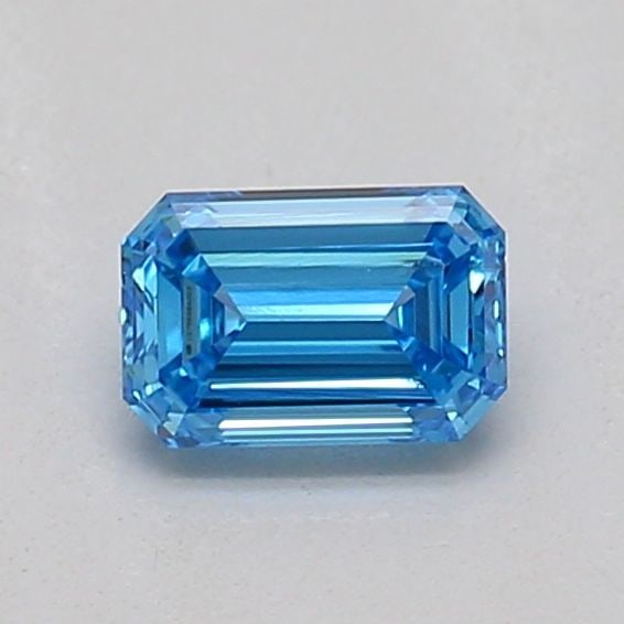 Loose Diamond - EMERALD 0.28ct Fancy Vivid Blue VS1: Loose Diamond - EMERALD 0.28ct Fancy Vivid Blue VS1 Source: This is a real non-mined Diamond that has been grown in a lab Shape: EMERALD Carats: 0.28 Color: Fancy Vivid Blue Certification: IGI The Dia