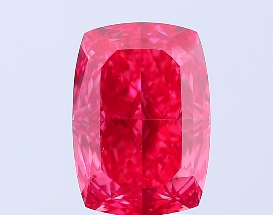 Loose Diamond - CUSHION MODIFIED 5.03ct Fancy Vivid Pink VS1: Loose Diamond - CUSHION MODIFIED 5.03ct Fancy Vivid Pink VS1 Source: This is a real non-mined Diamond that has been grown in a lab Shape: CUSHION MODIFIED Carats: 5.03 Color: Fancy Vivid Pink Certific