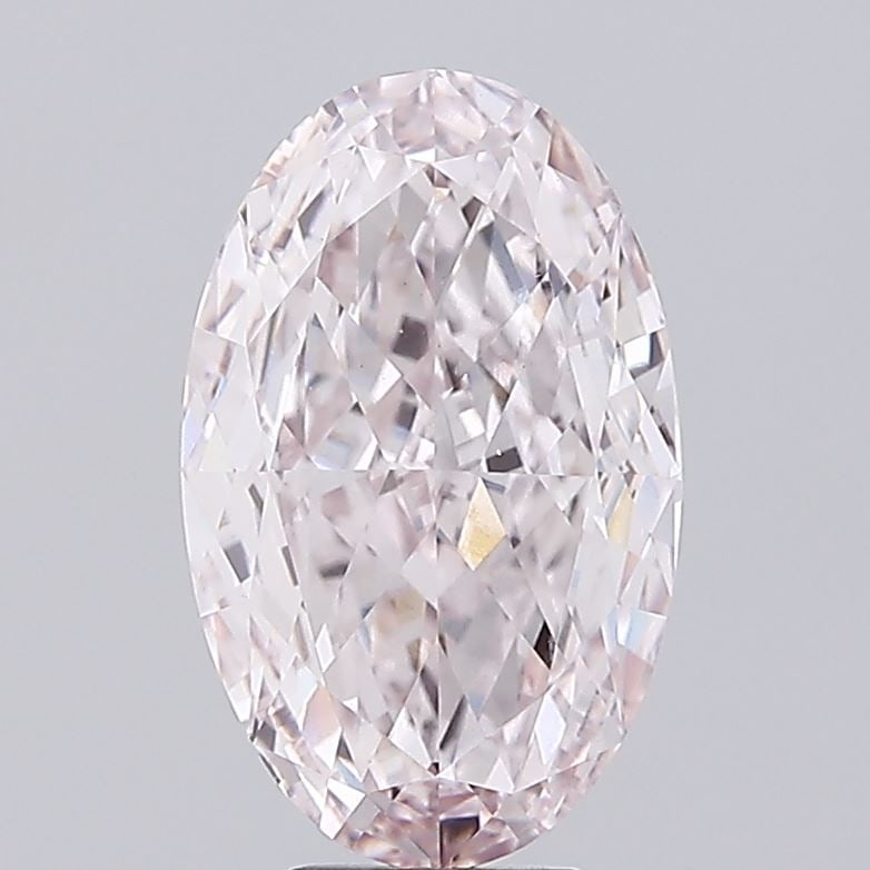 Loose Diamond - OVAL 8.03ct Fancy Light Pink VS1: Loose Diamond - OVAL 8.03ct Fancy Light Pink VS1 Source: This is a real non-mined Diamond that has been grown in a lab Shape: OVAL Carats: 8.03 Color: Fancy Light Pink Certification: IGI Video: