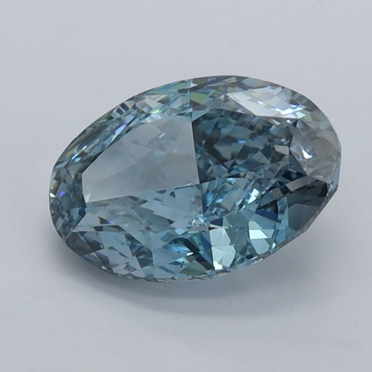 Loose Diamond - OVAL 1.44ct Fancy Vivid Blue VVS2: Loose Diamond - OVAL 1.44ct Fancy Vivid Blue VVS2 Source: This is a real non-mined Diamond that has been grown in a lab Shape: OVAL Carats: 1.44 Color: Fancy Vivid Blue Certification: IGI Video: