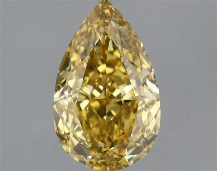 Loose Diamond - PEAR 3.53ct Fancy Vivid Yellow VVS2: Loose Diamond - PEAR 3.53ct Fancy Vivid Yellow VVS2 Source: This is a real non-mined Diamond that has been grown in a lab Shape: PEAR Carats: 3.53 Color: Fancy Vivid Yellow Certification: IGI Video: